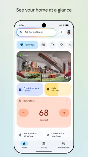 Google Home screenshot