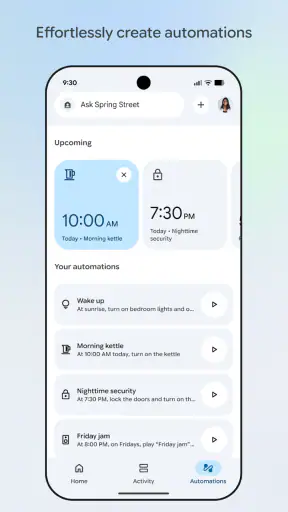 Google Home screenshot