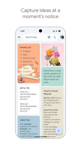 Google Keep screenshot