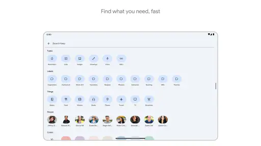 Google Keep screenshot