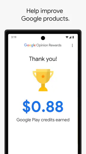 Google Opinion Rewards screenshot