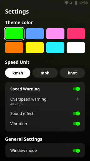 GPS Speedometer & Odometer screenshot