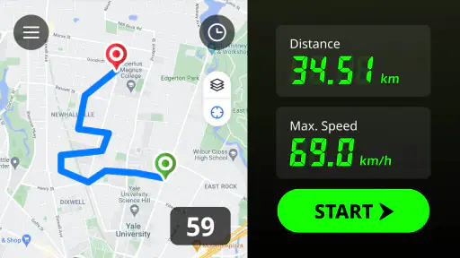 GPS Speedometer & Odometer screenshot