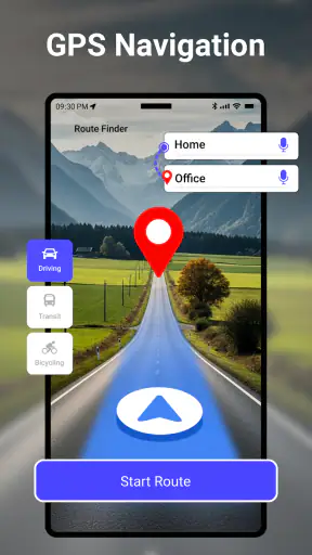 GPS Πλοήγηση Χάρτης Κατεύθυνση screenshot
