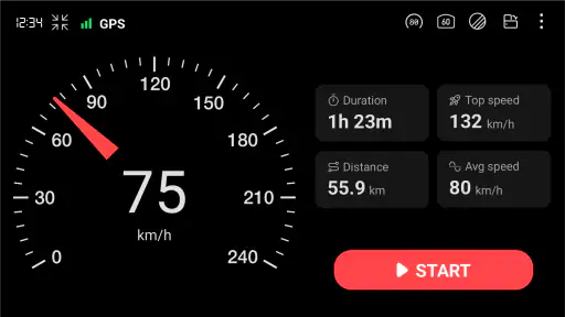GPS Ταχύμετρο : Οδόμετρο screenshot