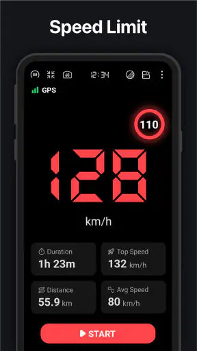 GPS Ταχύμετρο : Οδόμετρο screenshot