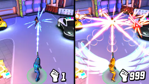 Gridpunk Battle Royale 3v3 PvP screenshot