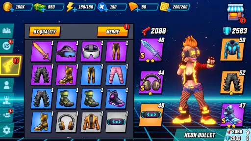 Gridpunk Battle Royale 3v3 PvP screenshot