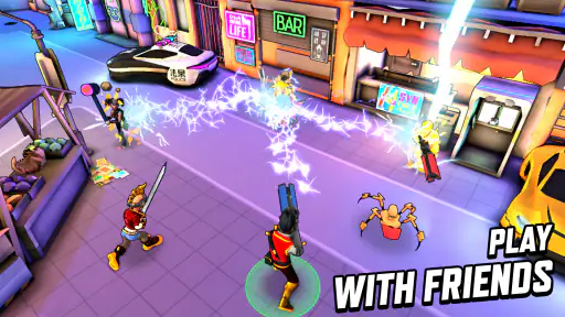 Gridpunk Battle Royale 3v3 PvP screenshot