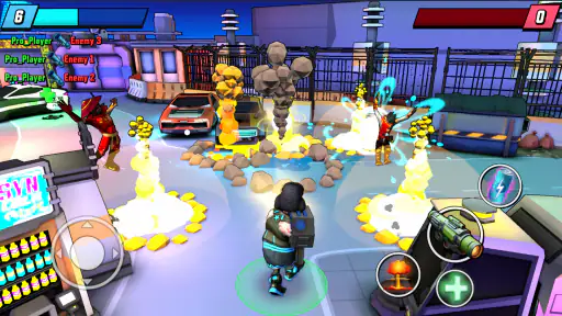 Gridpunk Battle Royale 3v3 PvP screenshot