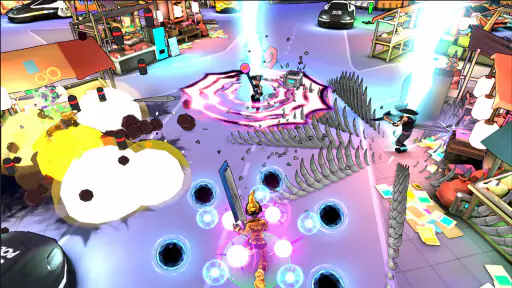 Gridpunk Battle Royale 3v3 PvP screenshot