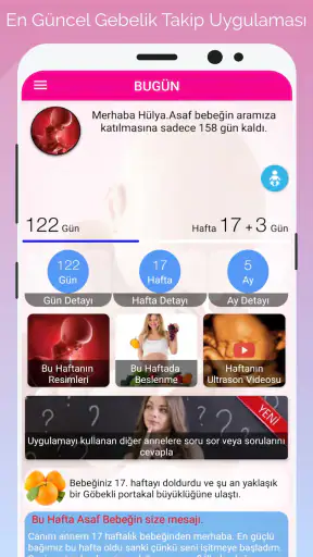 Gün Gün Gebelik Takibi screenshot