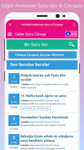 Gün Gün Gebelik Takibi screenshot