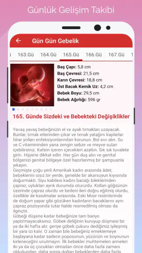 Gün Gün Gebelik Takibi screenshot