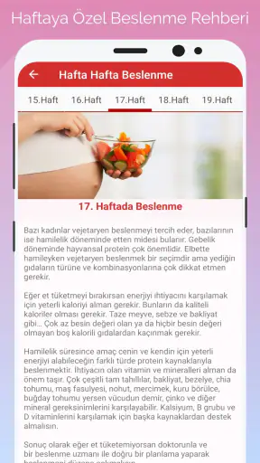 Gün Gün Gebelik Takibi screenshot