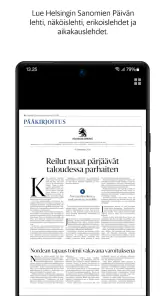 Helsingin Sanomat screenshot