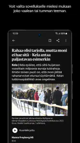 Helsingin Sanomat screenshot