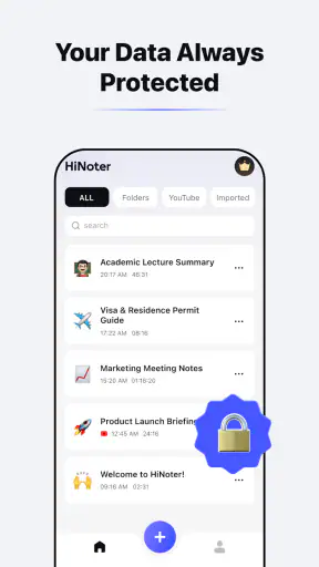 HiNoter - AI Note Taker screenshot