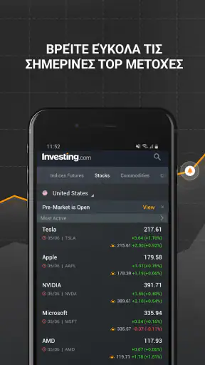 Investing.com: Stocks & News screenshot