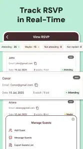 Invitation Maker & Event RSVP screenshot