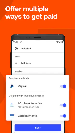 Invoice2go: Easy Invoice Maker screenshot
