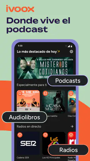 iVoox: Podcasts y Radios screenshot