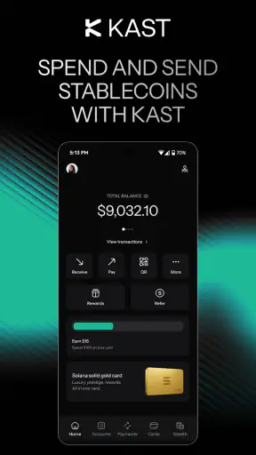 KAST: Global USD Account screenshot