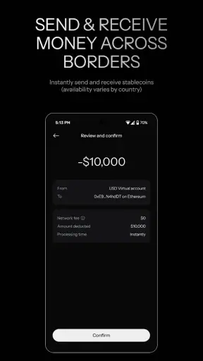 KAST: Global USD Account screenshot