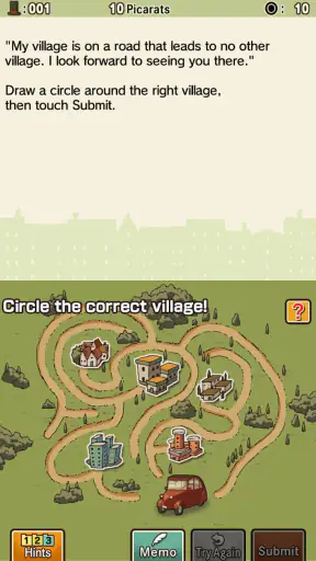 Layton: Curious Village in HD screenshot