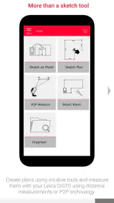 Leica DISTO™ Plan screenshot