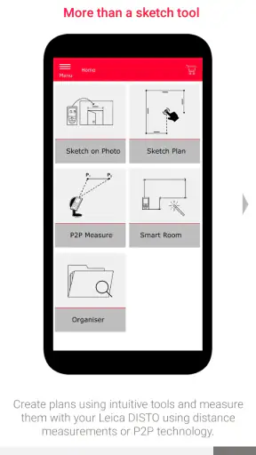 Leica DISTO™ Plan screenshot