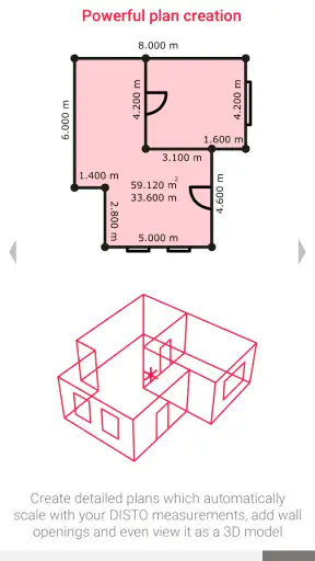 Leica DISTO™ Plan screenshot