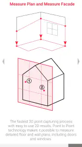 Leica DISTO™ Plan screenshot