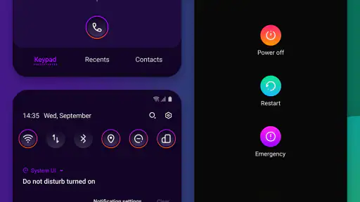 Liv Dark - Substratum Theme screenshot