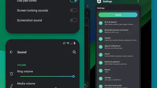 Liv Dark - Substratum Theme screenshot