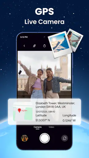 Live World Map: Satellite View screenshot