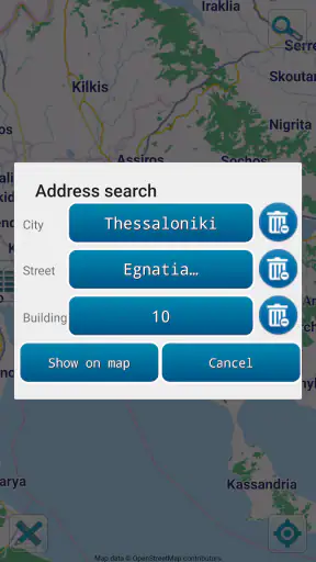 Map of Greece offline screenshot