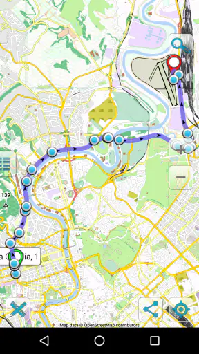 Map of Rome offline screenshot
