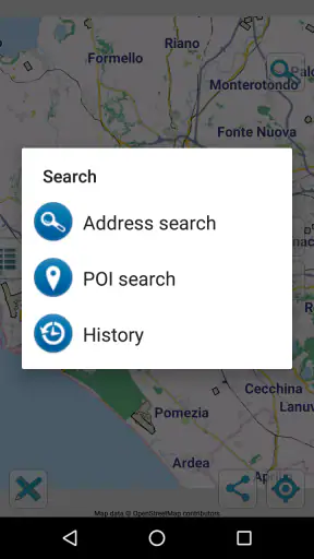 Map of Rome offline screenshot
