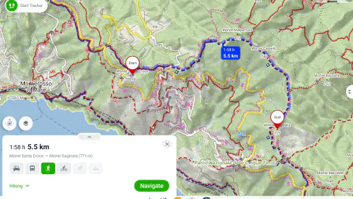 Mapy.com: Offline Outdoor Maps screenshot