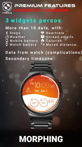 Morphing Watch Face screenshot