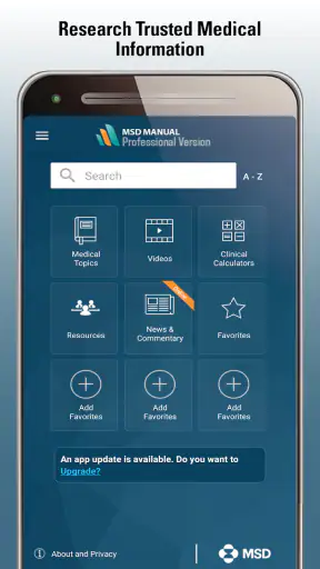 MSD Manual Professional screenshot