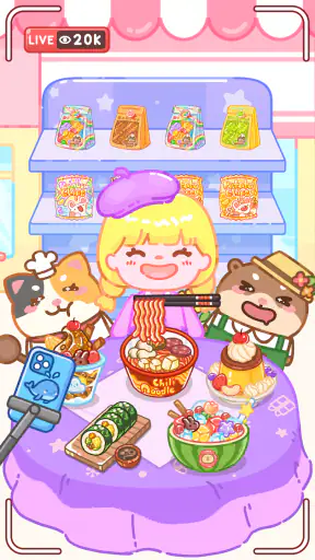Mukbang ASMR Livestream Party screenshot