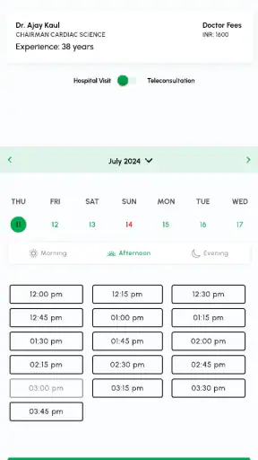 myFortis screenshot