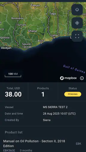 NAVTOR NavFleet screenshot
