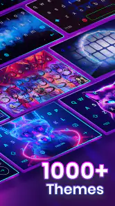 Neon LED Keyboard: RGB & Emoji screenshot
