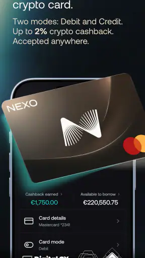 Nexo: Crypto Wealth Platform screenshot