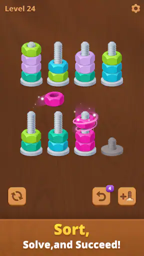 Nut Sort Puzzle: Sorting Games screenshot
