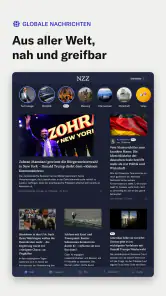 NZZ Nachrichten screenshot