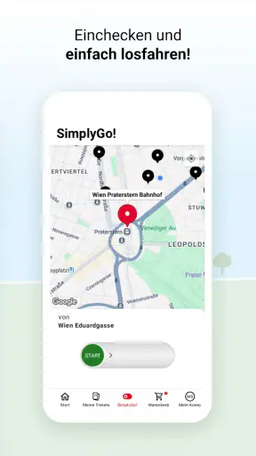 ÖBB Tickets screenshot